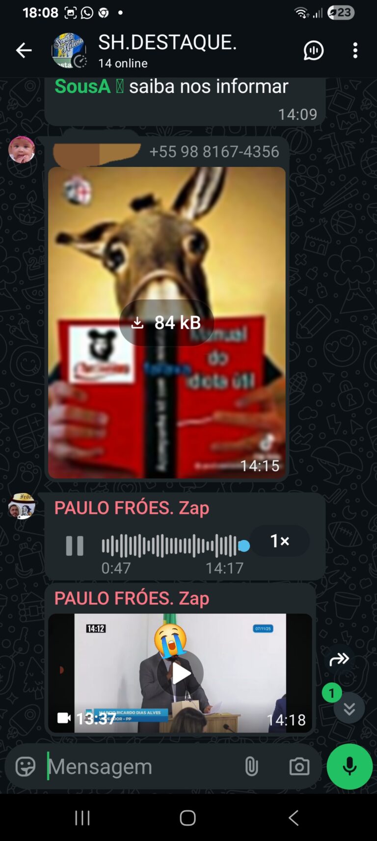 Leia mais sobre o artigo 😂 *Desesperados e sem rumo!* *A oposição em Santa Helena tá sem norte, sem discurso e sem noção!* 🤭 *Enquanto o prefeito Joãozinho Pavão segue batendo recorde de entregas e obras, eles continuam presos na velha receita de sempre: fake news e conversa fiada!* 🥱  *Sem projeto, sem líder e sem credibilidade*… *Agora só restou a incivilidade e o chilique mesmo!* 🍃🤣