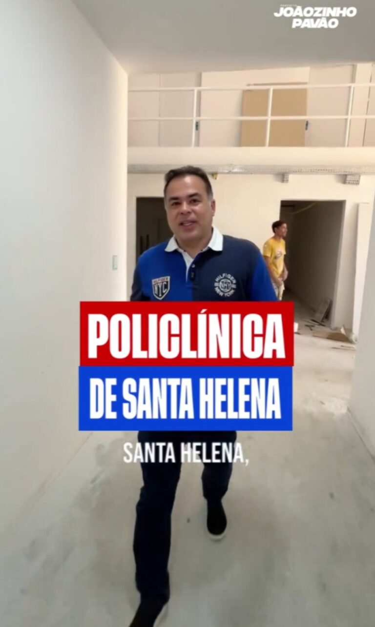 Leia mais sobre o artigo 🏥💚 *É ISSO MESMO, SANTA HELENA!* *A POLICLÍNICA tá quase pronta pra ser inaugurada e vai ser um divisor de águas na saúde da nossa cidade!* 💥