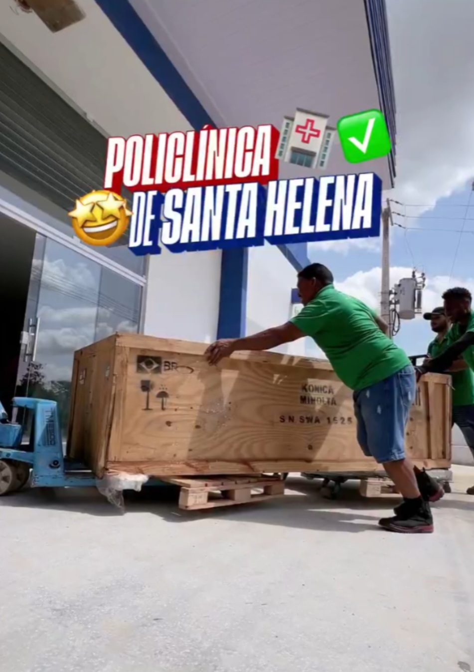No momento, você está visualizando 💥 *Agora é pra valer, viu?* *A Policlínica de Santa Helena tá saindo do papel e virando realidade de verdade!* 🏥🔥  *Os equipamentos top de linha já tão chegando, as equipes se preparando, e o povo já sentindo aquele cheirinho de inauguração no ar!* 👏😄