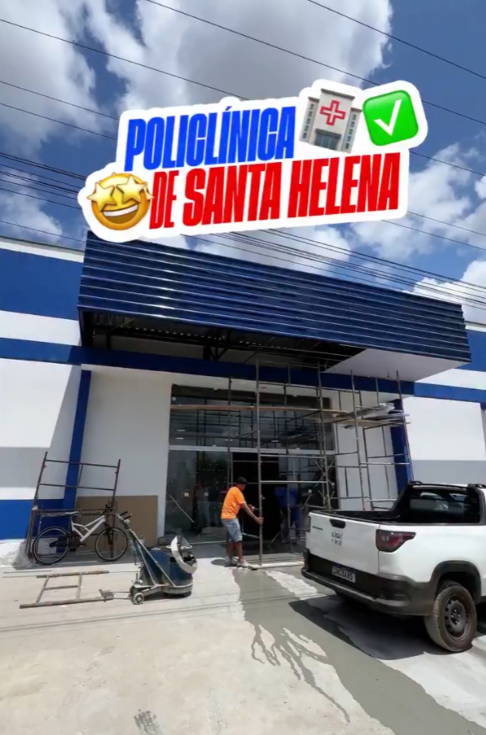 No momento, você está visualizando 🚨 *Tá chegando a hora, Santa Helena!* 🚨 *A POLICLÍNICA já tá praticamente pronta — 99% concluída* — *e a cidade inteira vive um clima de contagem regressiva pra esse momento histórico!* 🏥🔥 💥 *A nova era da saúde helenense tá prestes a começar.* *E pode anotar:* *vai ser um antes e depois na história da cidade!* 🙌