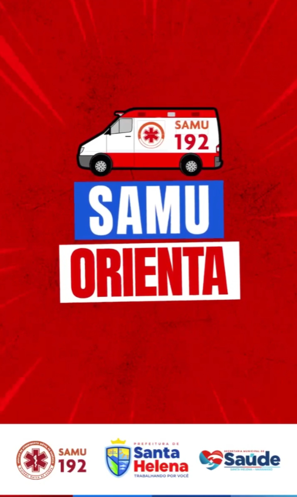 No momento, você está visualizando 🚑 *SAMU ORIENTA – Episódio 1*  *O SAMU Santa Helena estreou sua série de vídeos educativos. No primeiro episódio, você aprende o que fazer quando um bebê engasga* — *orientações rápidas que podem salvar vidas.*  *Assista e compartilhe para ajudar mais famílias helenenses.* 👶✨