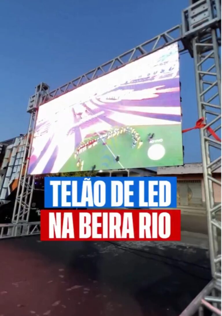 Leia mais sobre o artigo *O prefeito de Santa Helena, Joãozinho Pavão, anunciou no programa Balanço Geral a instalação de um telão de LED na Avenida Beira-Rio para a transmissão da grande final da Copa do Brasil entre Vasco e Corinthians.* *A partir das 17h, com segurança garantida, a população está convidada a levar a família e os amigos para viver esse momento de lazer e convivência.*