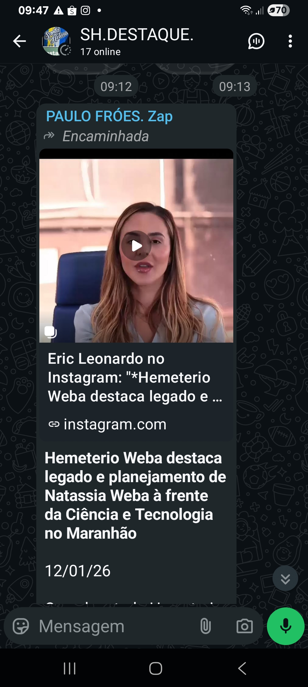 Leia mais sobre o artigo 🔴 *Legado de papel: Santa Helena cobra resultados de Hemetério Weba*