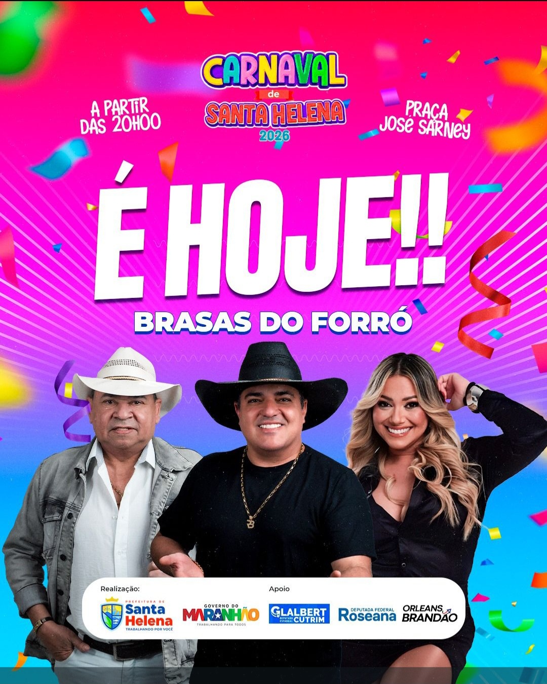No momento, você está visualizando 🔥 *HOJE TEM BRASAS DO FORRÓ EM SANTA HELENA!* 🔥  *Santa Helena em clima de festa: quando a cidade vira poesia e o povo vira alegria*