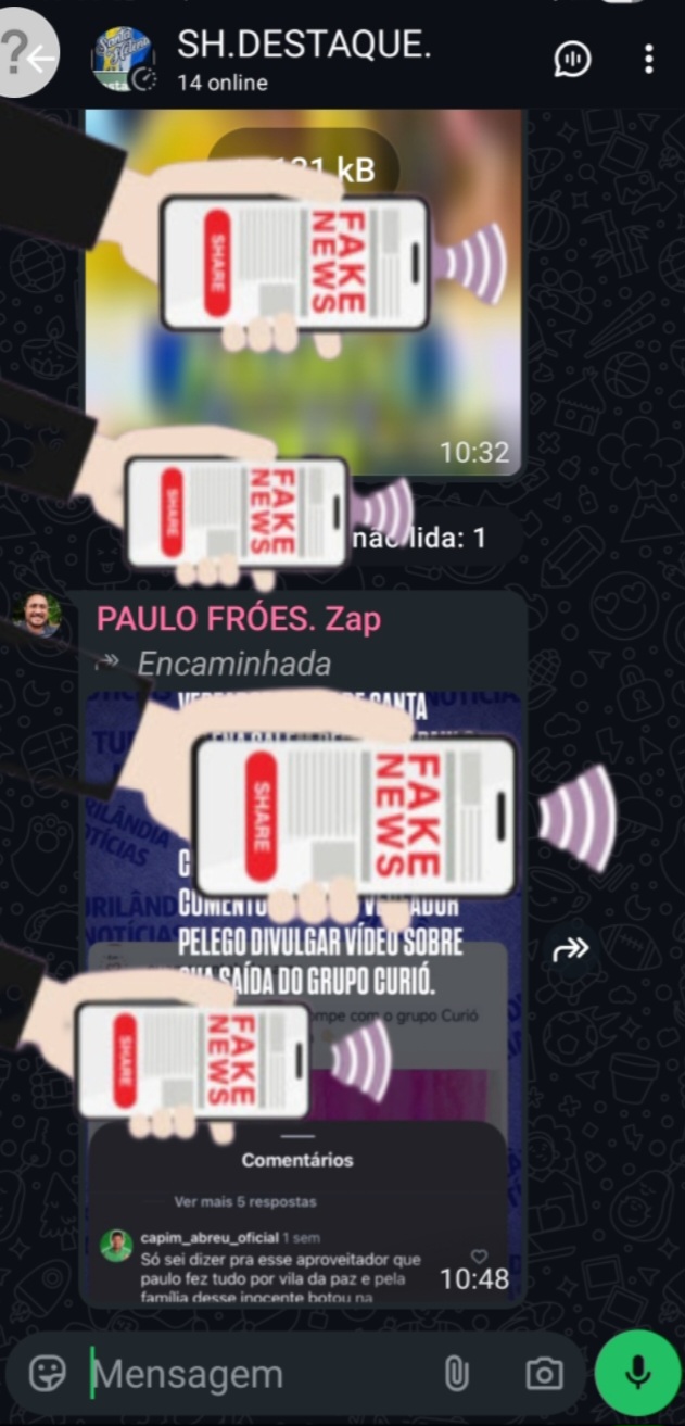 No momento, você está visualizando *Em Santa Helena, a oposição mergulhou de vez no terreno do ódio e da disseminação de fake news. A vítima da vez é o vereador Capim. A polêmica gira em torno do nome “Paulo”, um dos mais comuns do país, segundo o Instituto Brasileiro de Geografia e Estatística (IBGE).*