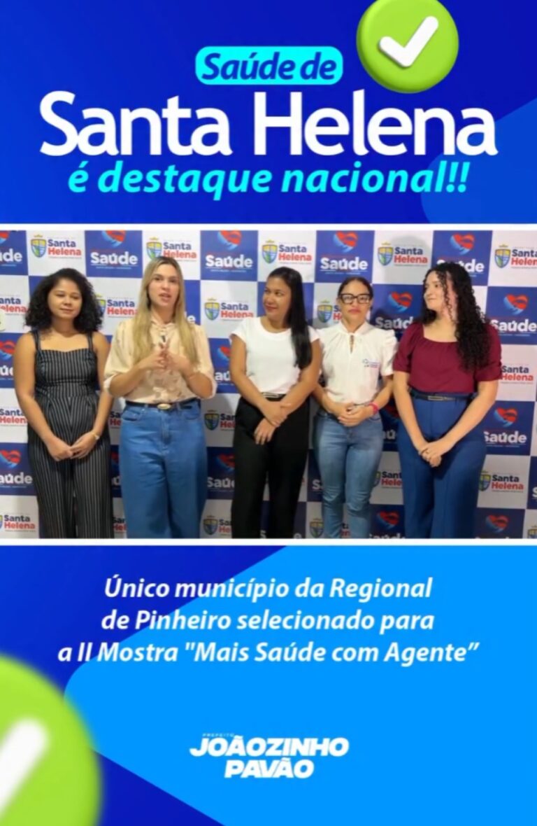Leia mais sobre o artigo *Santa Helena ganha destaque nacional com experiência selecionada para mostra de saúde em Brasília*