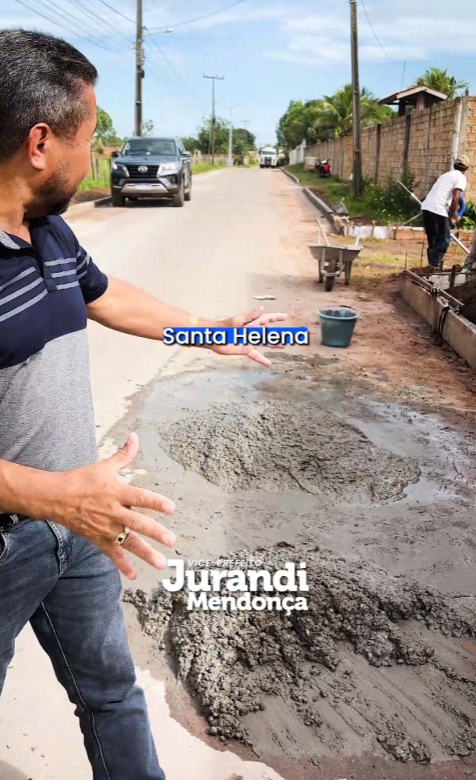 Leia mais sobre o artigo *Joãozinho Pavão mantém ritmo acelerado de obras na cidade*  *Após o asfalto, ruas da Morada Nova, Caema e Roseana Sarney recebem meio-fio, garantindo mais segurança, organização e durabilidade das vias.*