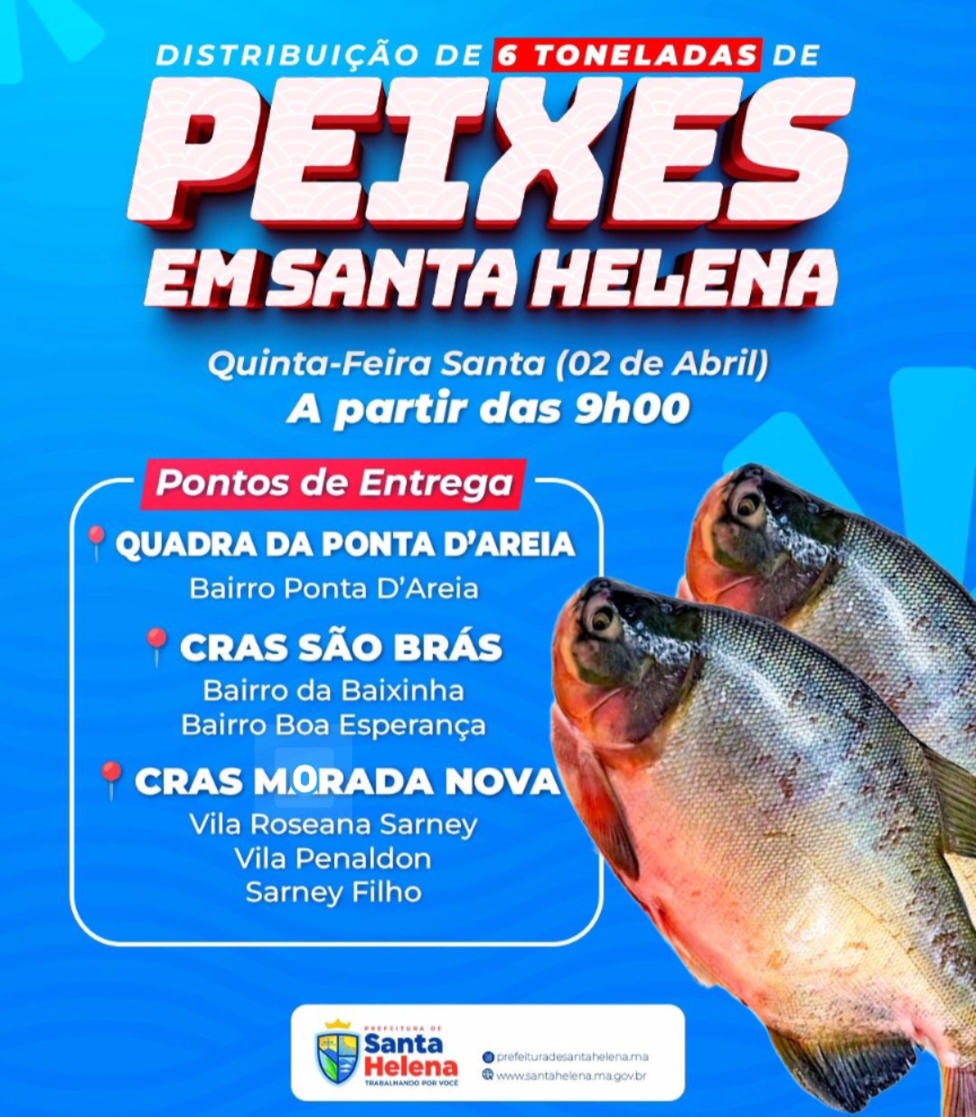 Leia mais sobre o artigo *A Prefeitura de Santa Helena distribuiu 6 toneladas de pescado, reforçando a tradição cristã e garantindo alimento às famílias.*