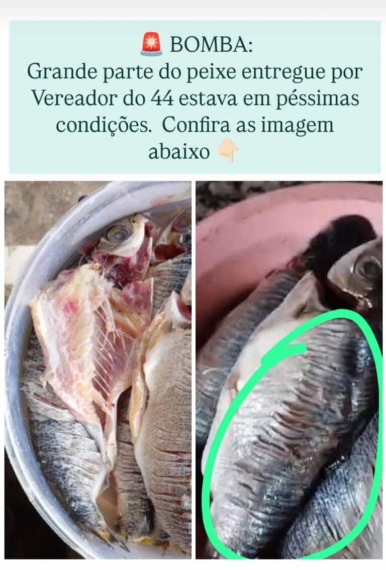 Leia mais sobre o artigo *Nem Judas traiu tanto: na Quinta-Feira Santa, vereador de Santa Helena tentou fazer média com a população e acabou protagonizando um escândalo — distribuição de peixe supostamente podre gerou revolta e uma enxurrada de denúncias nas redes sociais.*
