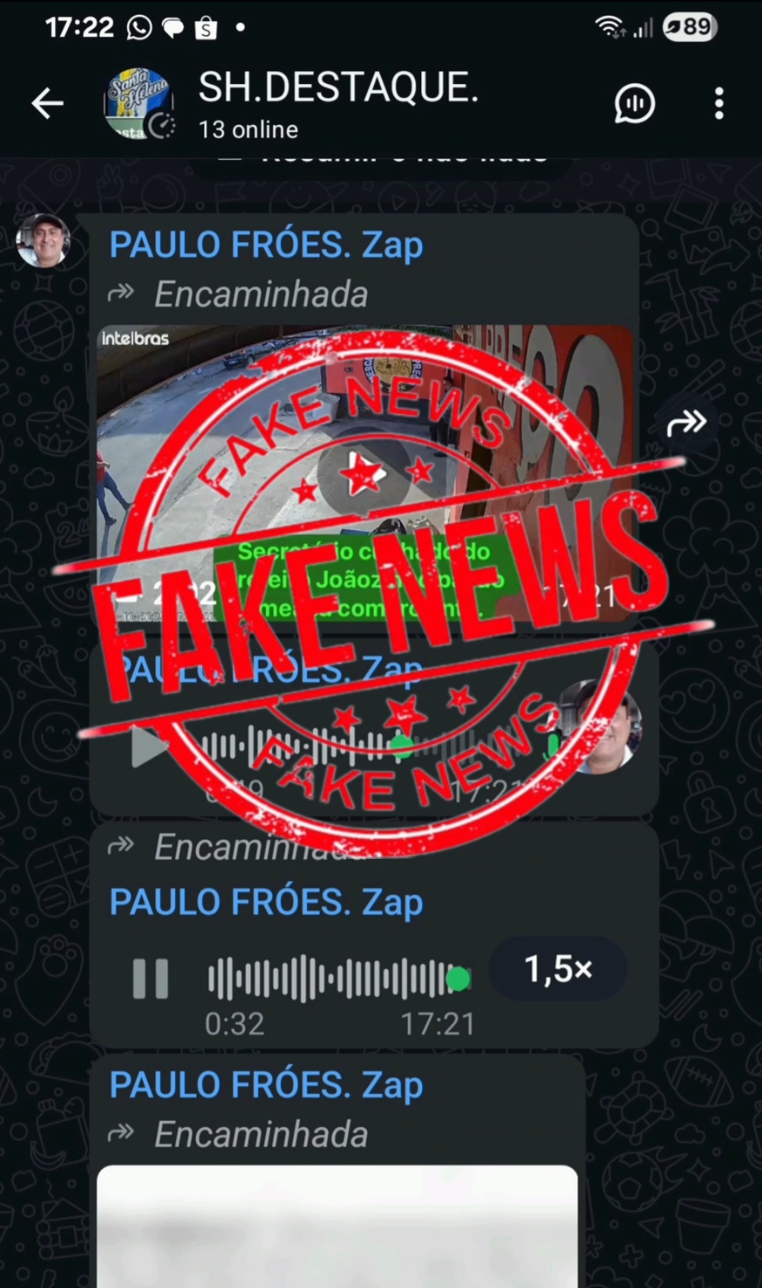 Leia mais sobre o artigo *O desespero da oposição em Santa Helena chegou ao fundo do poço: apelaram até para montagem com IA usando a imagem do engenheiro Fabiano Abreu. Sem proposta, vivem de mentira — e o mais ridículo é que acreditam no próprio teatro.*