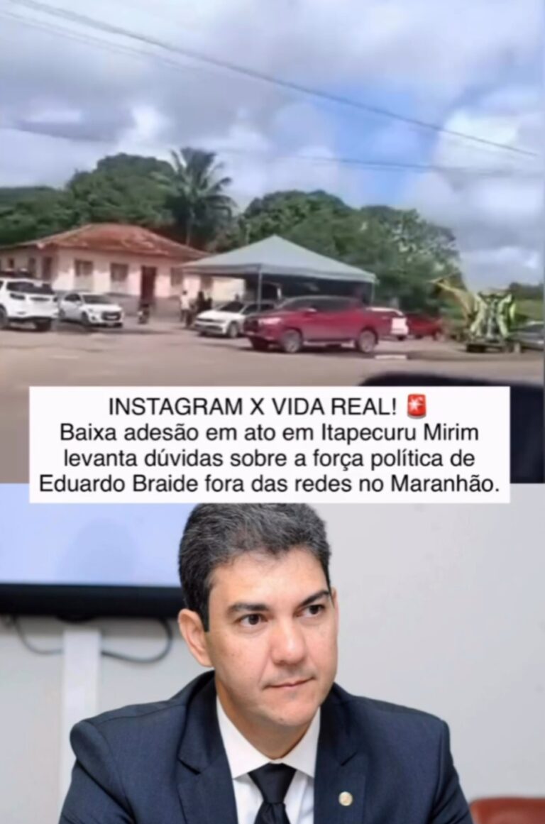 Leia mais sobre o artigo *Em Itapecuru Mirim, o pré candidato Eduardo Braide tentou mostrar força, mas entregou vazio: pouca gente, nenhuma liderança relevante e uma articulação que, até agora, só existe no discurso.*
