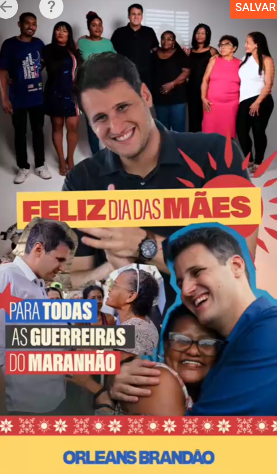 No momento, você está visualizando *Com mensagem de fé, gratidão e reconhecimento, Orleans Brandão homenageia as mães maranhenses neste Dia das Mães e destaca a força das mulheres que são o alicerce das famílias do Maranhão.* ❤️🌹