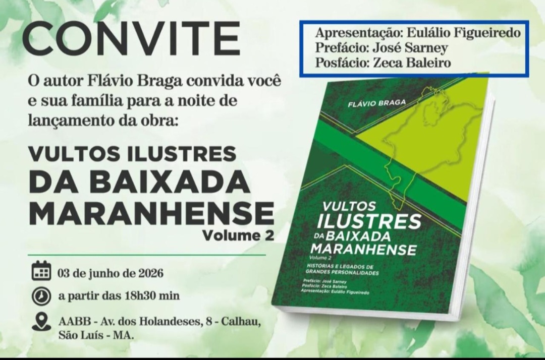 Leia mais sobre o artigo 📖 *Memória e reconhecimento: Flávio Braga lança livro que destaca os grandes nomes da história da Baixada Maranhense*  ⭐ *Ex-prefeitos de Santa Helena, Leocádio Lobato e João Jorge Pavão, integram a galeria de homenageados da obra*
