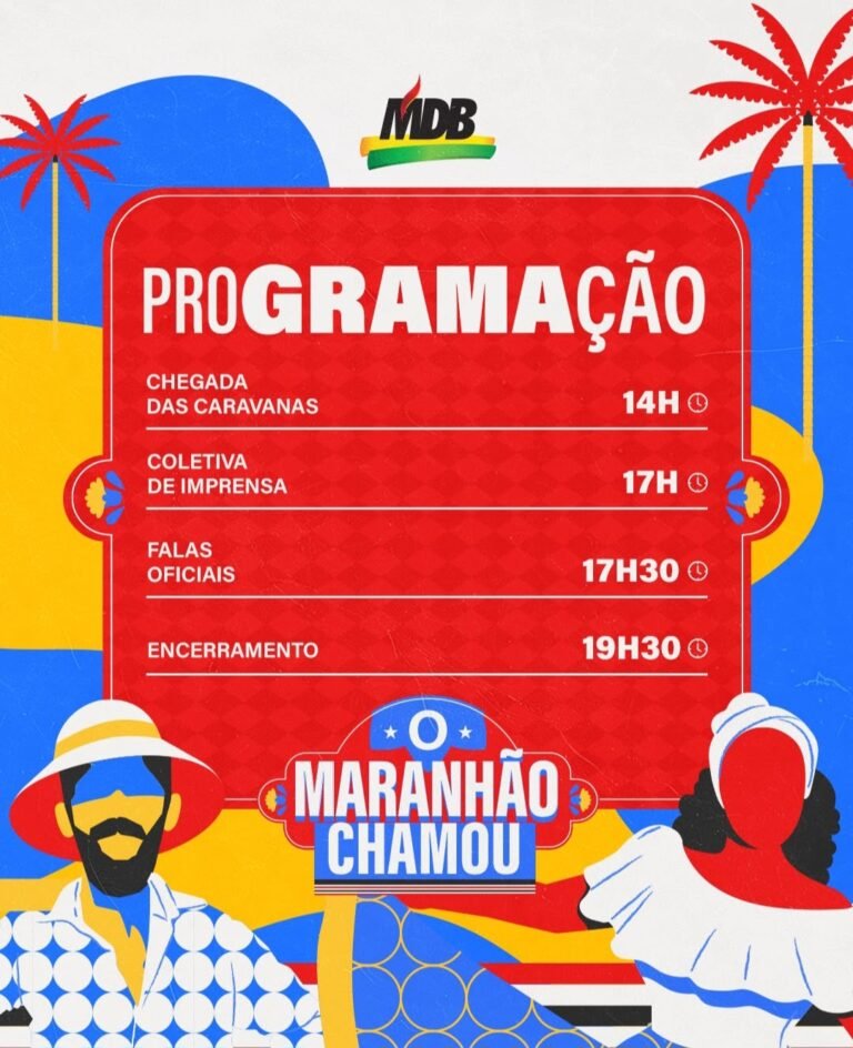 Leia mais sobre o artigo 🔥 *FORÇA DO MDB: ORLEANS BRANDÃO E GRANDES LIDERANÇAS COMANDAM GRANDE MOBILIZAÇÃO POLÍTICA NO MARANHÃO*