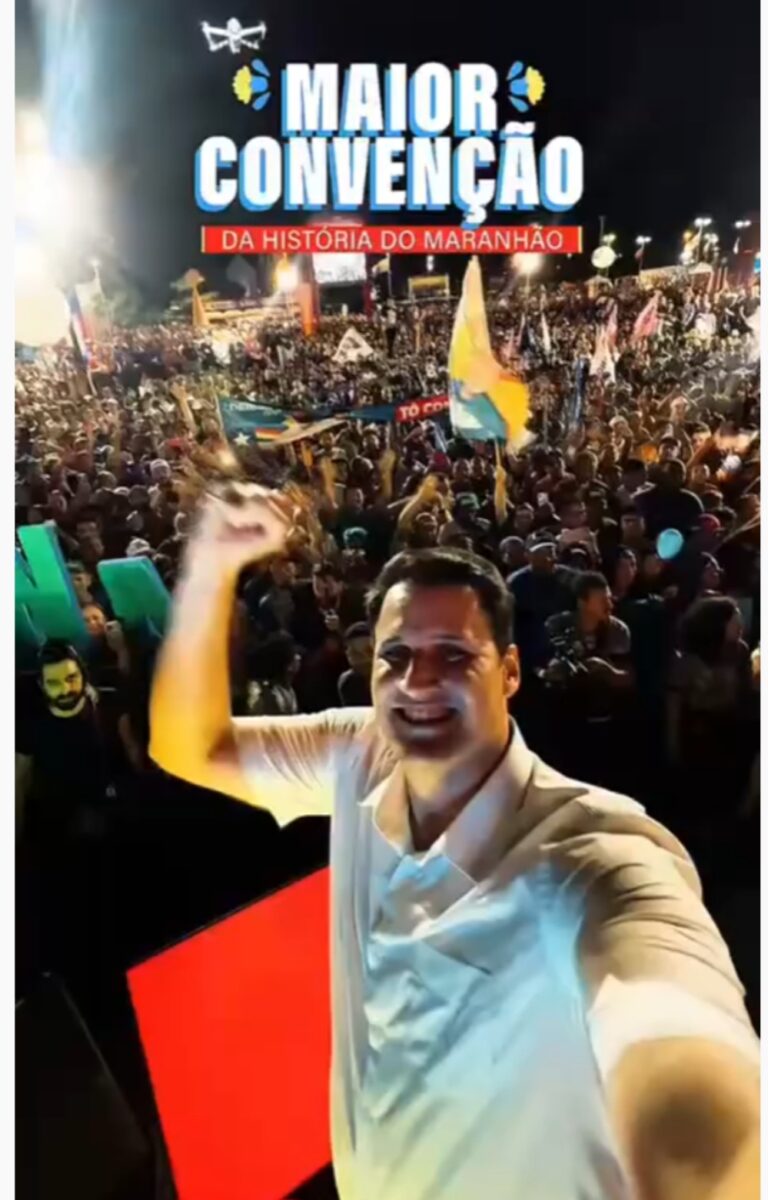 Leia mais sobre o artigo 🔥 *ORLEANS BRANDÃO REÚNE UM VERDADEIRO MAR DE GENTE: REPRESENTANTES DOS 217 MUNICÍPIOS LOTAM O PAPÓDROMO EM UMA DAS MAIORES CONVENÇÕES DA HISTÓRIA DO MARANHÃO*