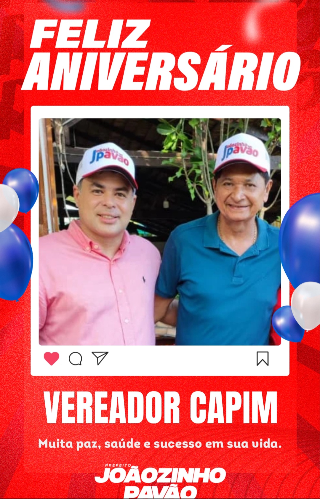 No momento, você está visualizando 🔥 *CAPIM: 11 MANDATOS, UMA VIDA DE HISTÓRIA E UMA CAMINHADA GUIADA POR DEUS!* 🙏🎂  *Hoje é dia de celebrar a vida de Antônio Lourenço de Abreu, o Capim — um homem íntegro, de palavra e de trajetória marcada pela dedicação ao povo.*