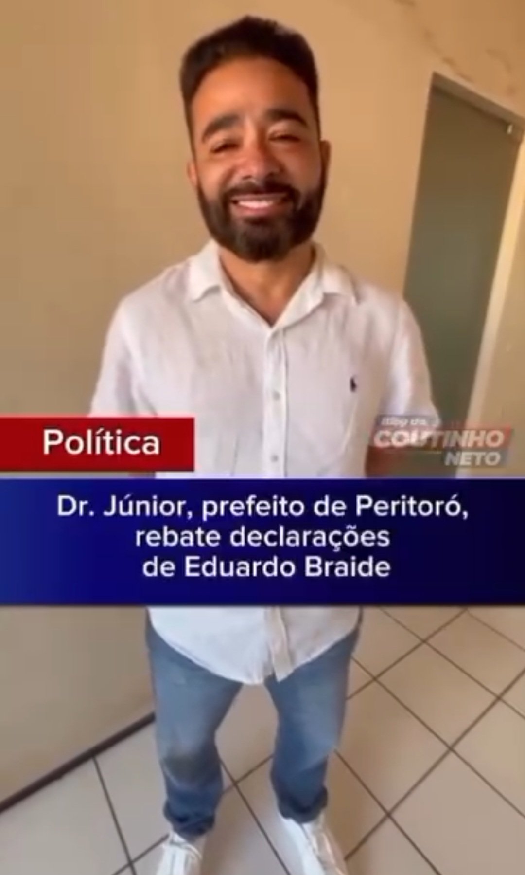 Leia mais sobre o artigo *Dr. Júnior, prefeito de Peritoró, sobe o tom contra Braide e questiona saúde e transporte público de São Luís*