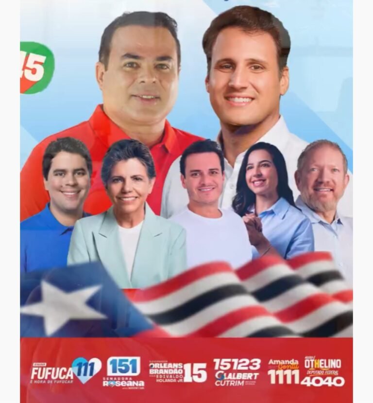 Leia mais sobre o artigo *Pesquisa para o Senado coloca Roseana e Fufuca nas duas primeiras posições*  *Quem trabalha, vai para a rua, conversa com o povo e não some das bases começa a colher os frutos.*