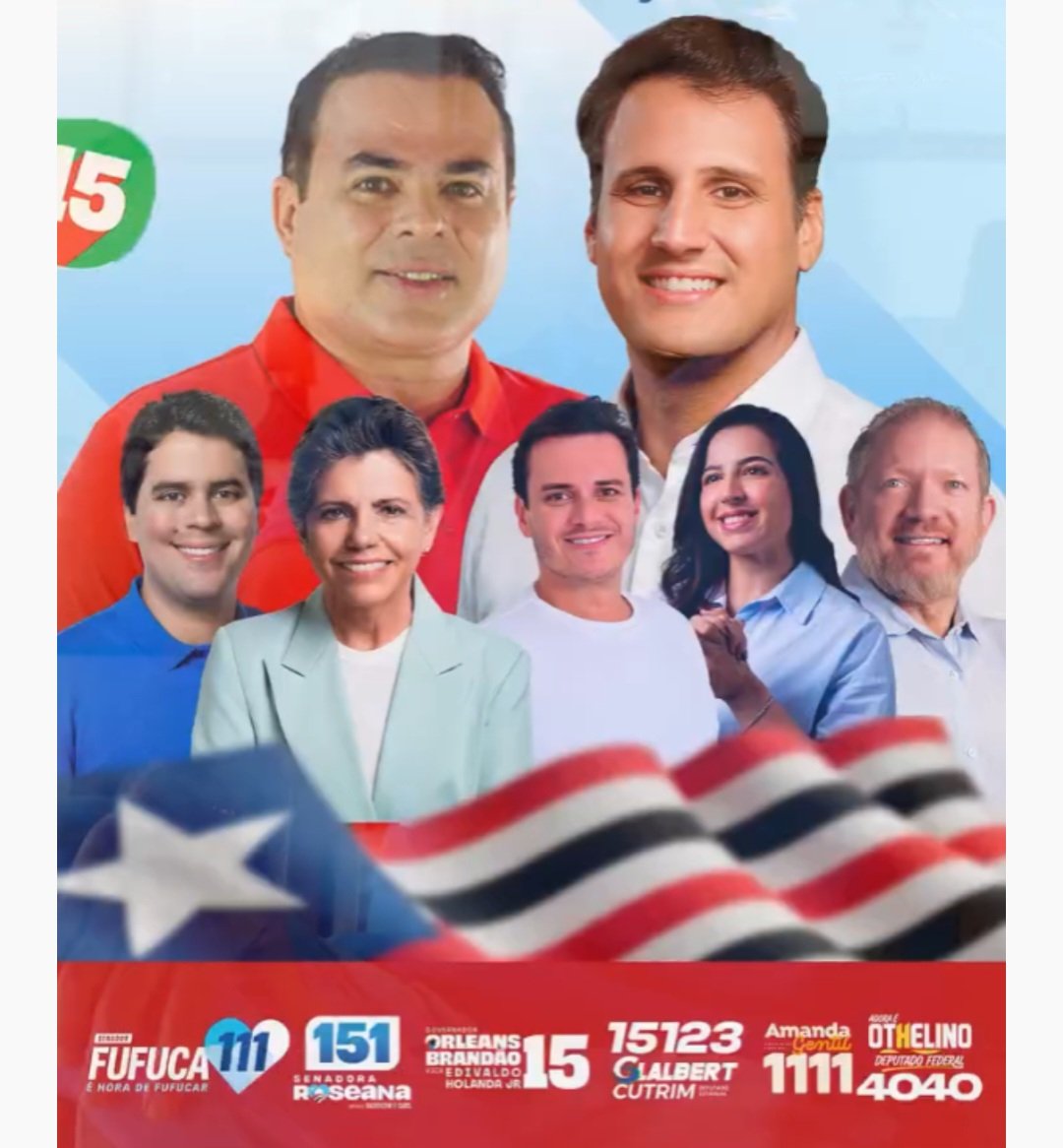 Leia mais sobre o artigo *Pesquisa para o Senado coloca Roseana e Fufuca nas duas primeiras posições*  *Quem trabalha, vai para a rua, conversa com o povo e não some das bases começa a colher os frutos.*