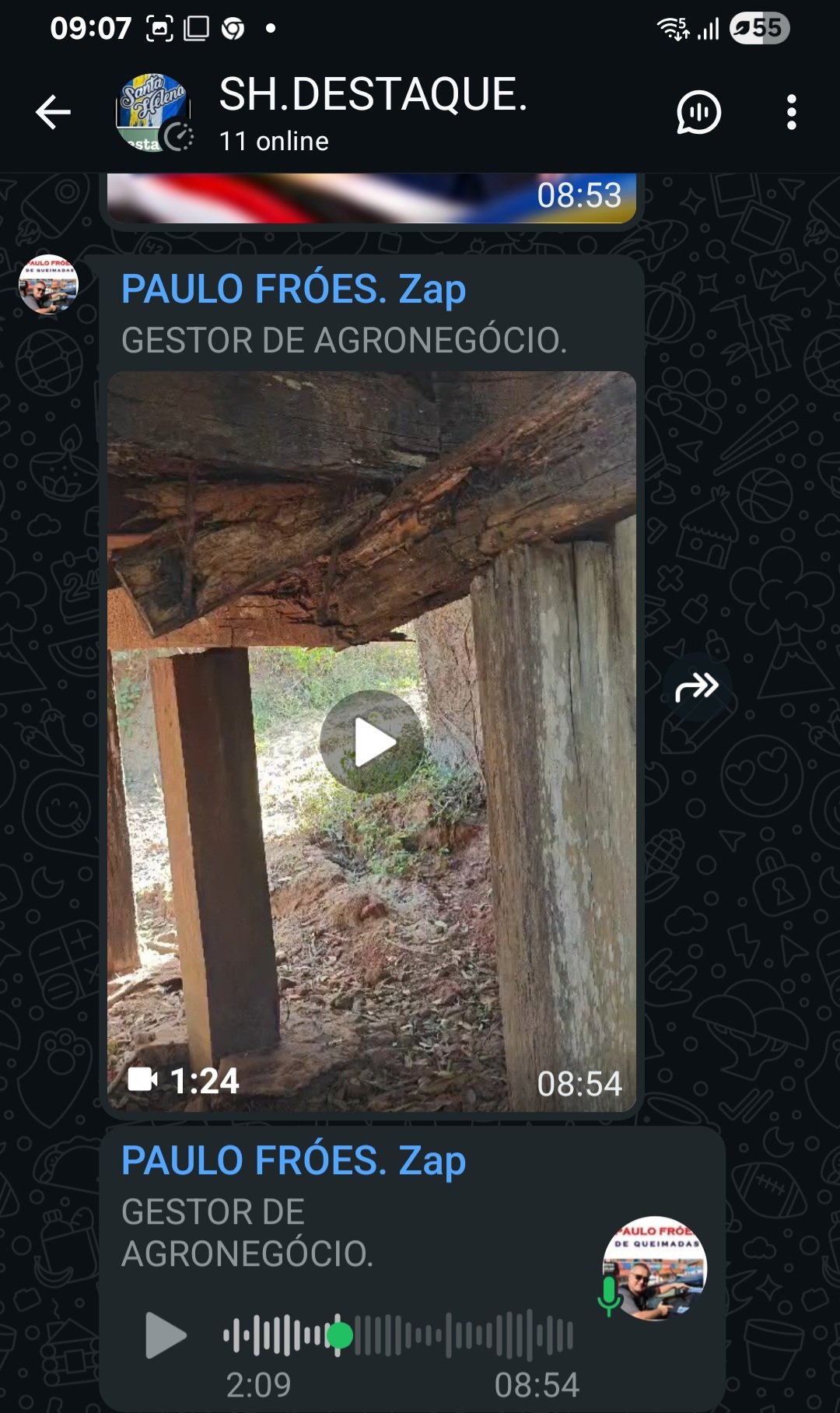 Leia mais sobre o artigo *Enquanto a oposição faz barulho no WhatsApp, Joãozinho Pavão já trabalha para resolver o problema da ponte do Bacuri*