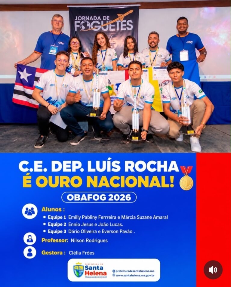 Leia mais sobre o artigo *Santa Helena brilha no cenário nacional e conquista o 1º lugar do Brasil na Olimpíada de Foguetes 2026!*