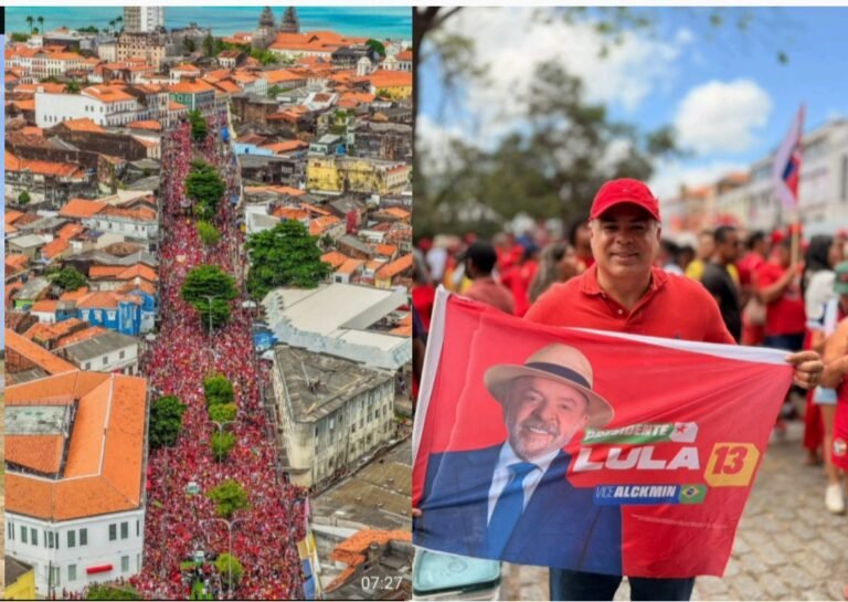 Leia mais sobre o artigo *Em ato histórico no coração de São Luís, Lula reúne multidão de apoiadores*